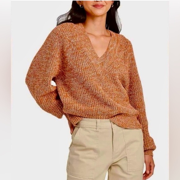 A New Day Cropped Marle Knit Sweater - Picture 1 of 4